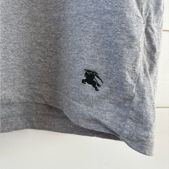Burberry Classic Gray Short Sleeve Tee - Picture 3 of 4